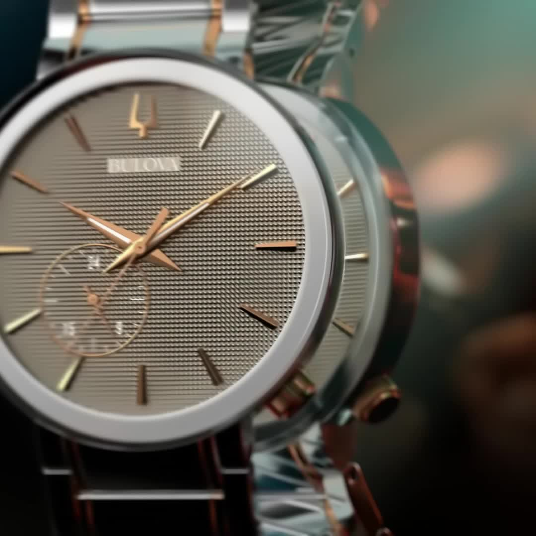 Gray Dial Stainless Steel Bracelet Latin GRAMMY® 98A309 | Bulova